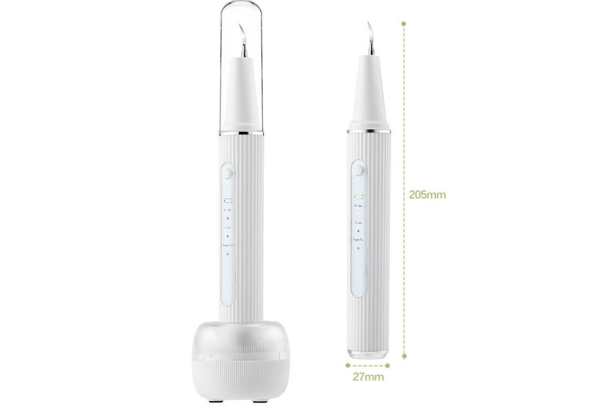Teeth Cleaning Kit Plaque Remover Tartar Remover with 4 Replaceable Heads Rechargeable Teeth Cleaning Plaque Remover for Home