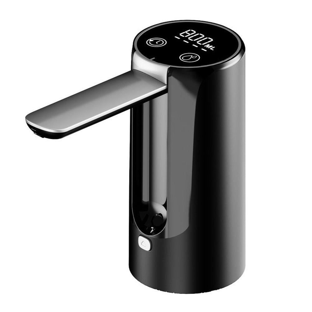 Digital Automatic Water Pump USB Rechargeable Water Dispenser Black