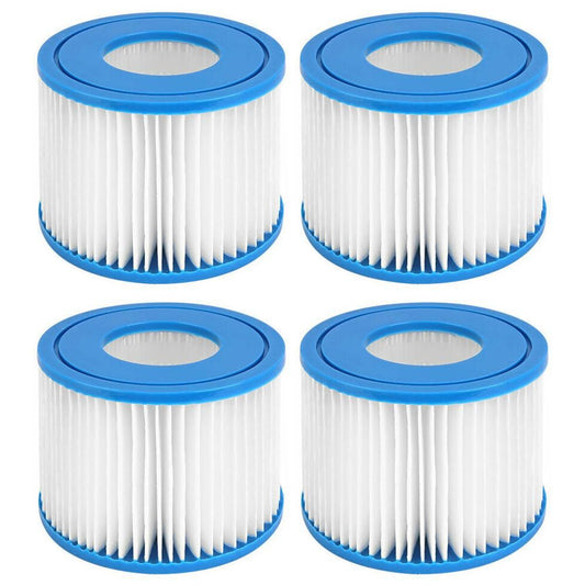 4pcs Pool Filter Replacement Cartridge Spa Filters for Bestway Type VI