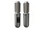 2 in 1 Cordless Hair Straightener Brush Curling Iron with LCD Display-Grey