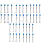 40pcs 3D Whitening Replacement Brush Heads Compatible with Oral-B Toothbrush