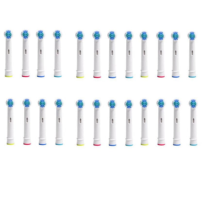 40pcs 3D Whitening Replacement Brush Heads Compatible with Oral-B Toothbrush