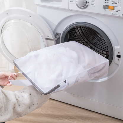 Fine Mesh Laundry Bag Set, 4 Pieces Anti-Snag Washing Bags with Zipper and Handle, for Delicate Clothes,  Bras, Household Laundry