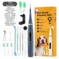 Ultrasonic Dog & Cat Dental Cleaner Kit – Electric Toothbrush for Tartar & Plaque Removal-blue