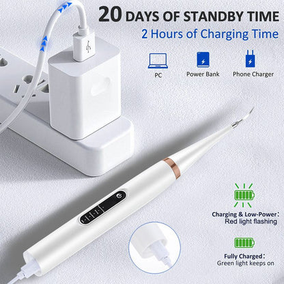 Ultrasonic Dog & Cat Dental Cleaner Kit – Electric Toothbrush for Tartar & Plaque Removal-blue