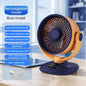 Desktop Oscillating Fan-Orange-Blue