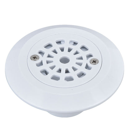 Plastic Pool Water Outlet White Floor Drain Water Inlet Draining Accessory for Swimming Pools Hot Springs Spas
