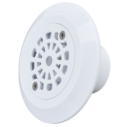 Plastic Pool Water Outlet White Floor Drain Water Inlet Draining Accessory for Swimming Pools Hot Springs Spas