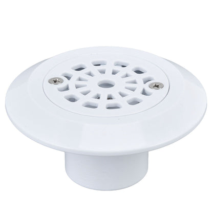Plastic Pool Water Outlet White Floor Drain Water Inlet Draining Accessory for Swimming Pools Hot Springs Spas