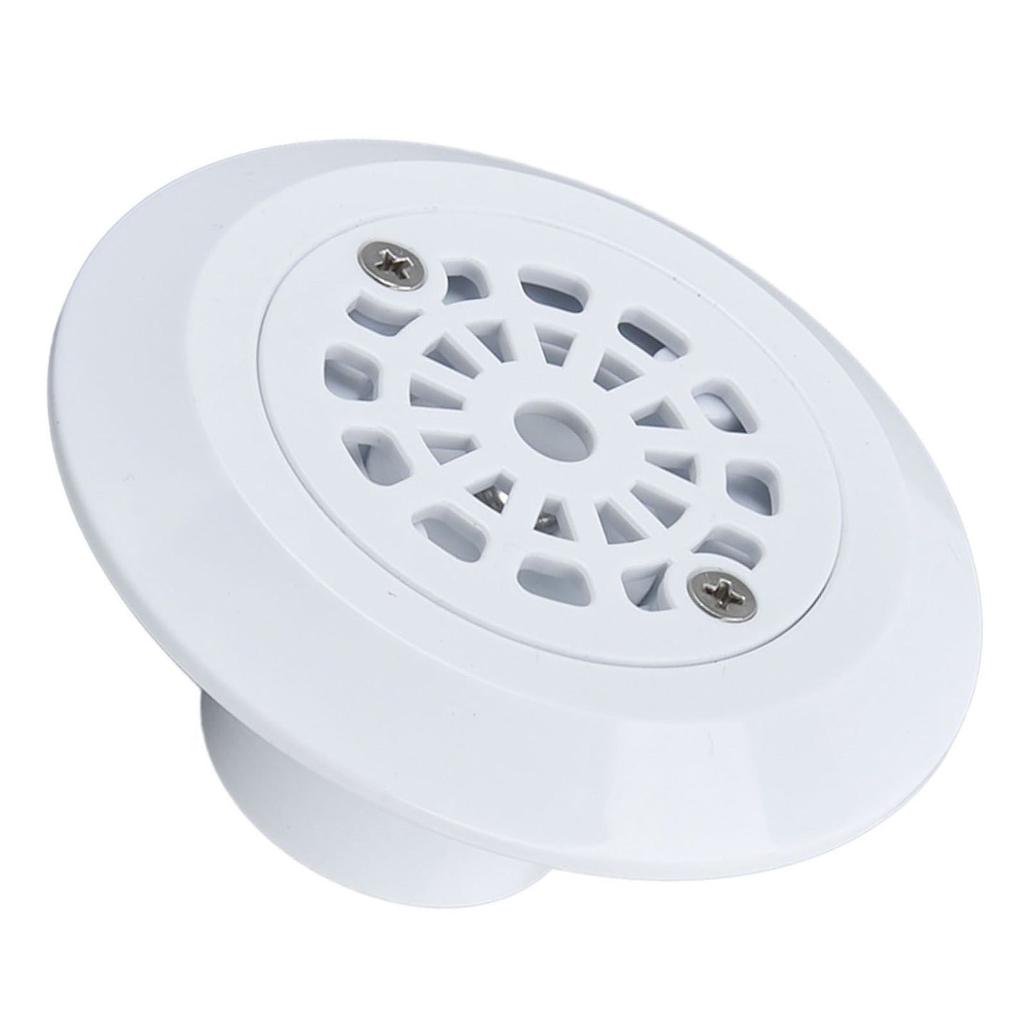Plastic Pool Water Outlet White Floor Drain Water Inlet Draining Accessory for Swimming Pools Hot Springs Spas