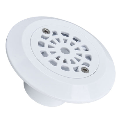 Plastic Pool Water Outlet White Floor Drain Water Inlet Draining Accessory for Swimming Pools Hot Springs Spas