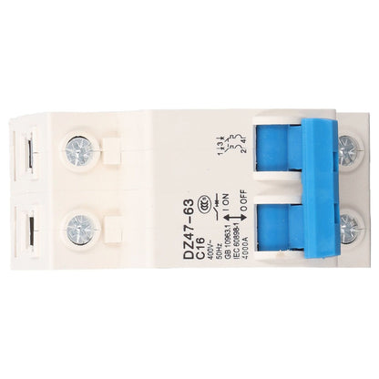 2P Miniature Circuit Breaker Multiple Protection Functions High Safety 16A 220V Circuit Leakage Breaker for Electricity