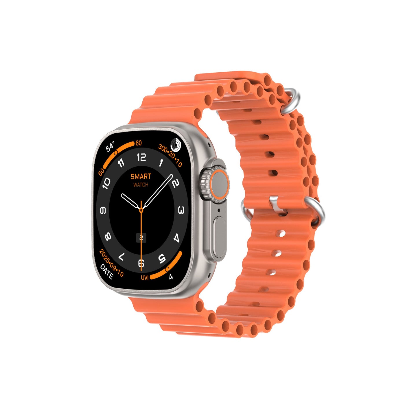 DT Ultra 4 Smart Watch Full Touch Screen Fitness Tracker for Men Women，Orange