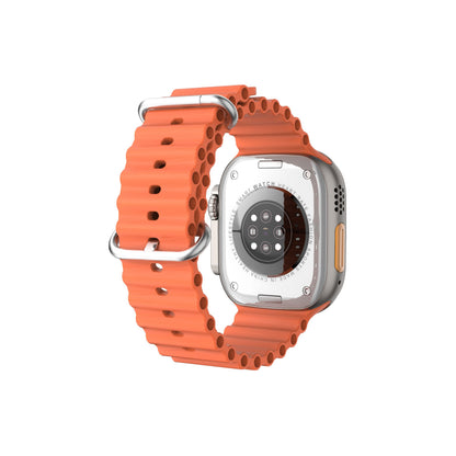 DT Ultra 4 Smart Watch Full Touch Screen Fitness Tracker for Men Women，Orange