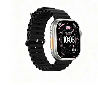 DT Ultra 4 Smart Watch Full Touch Screen Fitness Tracker for Men Women，black