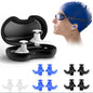 6-Pairs Reusable Silicone Ear Plugs - Waterproof for Swim Surf Shower & Water Sports - Adults