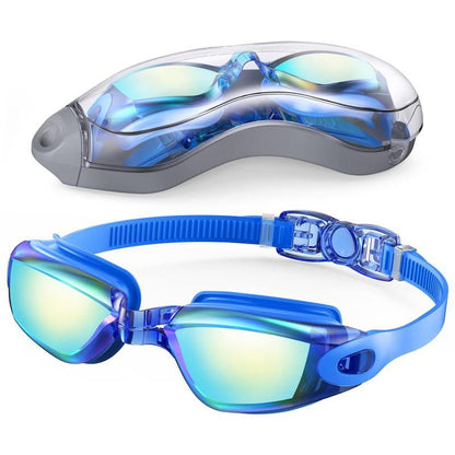 Swim Goggles, Swimming Goggles No Leaking Full Protection Adult Men Women Youth