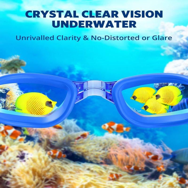 Swim Goggles, Swimming Goggles No Leaking Full Protection Adult Men Women Youth