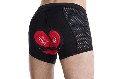 Silicone Gel Padded Cycling Underwear for Mountain Road - XL