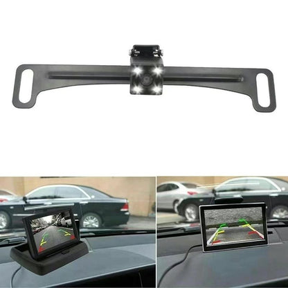 Tens of billions Reversing Camera License Plate. Special license plate frame 4 lights set