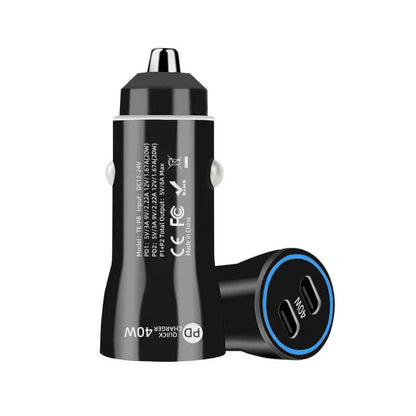 Dual PD Car Charger 40W P8 With color box packaging need to change the price (do not shoot)