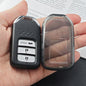 Honda Car Key Cover TPU Transparent Black Type a-transparent black [single key cover]
