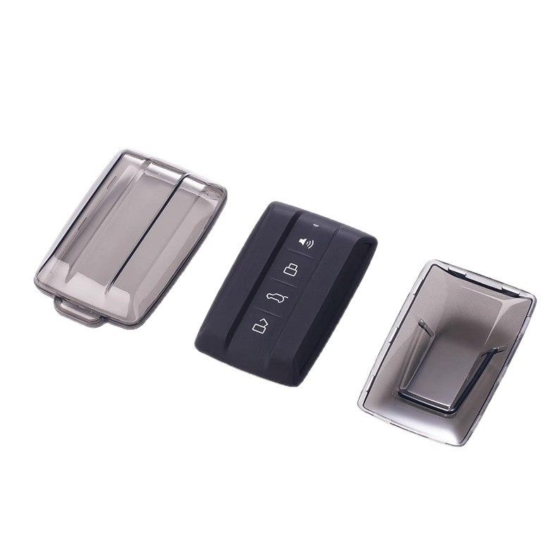 TPU Key Cover for Tank 300 400 500 Hi4T 2024 Type c - transparent black [single key cover]
