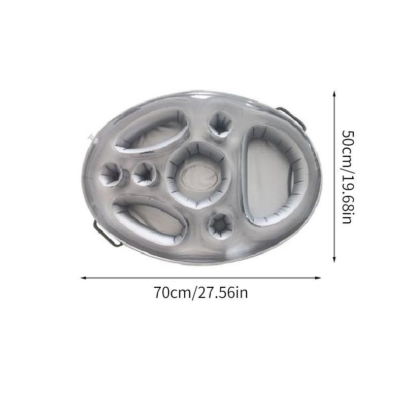 Drink Floaties, Floating Drink Holder for Pool Swimming Pool Accessories Pool Drink Floats Tray inflation