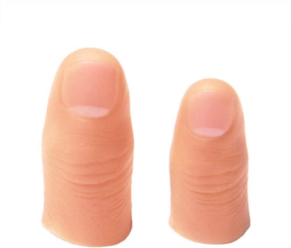 6Pcs Thumb Tip Magic Tricks,Disappearing Silk Fake Thumb Tip Magic,Fake Thumb Tip Vanish Magic,Trick Gimmick Magician