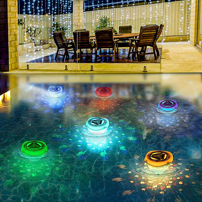 Swimming Floating Pool Lights-Fish Pattern, Color Changing Lights That Float for Pool, Hot Tub and Bath Toys  1 Pack