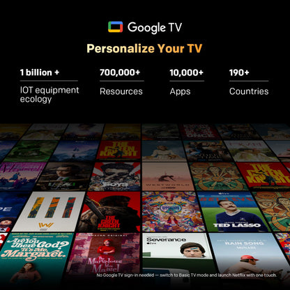 SKYWORTH 65X6600H QD-Mini LED 4K Smart TV, Matte Anti-Glare Display, 120Hz Turbo Mode, AI 4K Upscaling, AI Color Enhancement，Google TV, Dolby Atmos+Dolby Vision, 30W Speakers，HDMI2.1