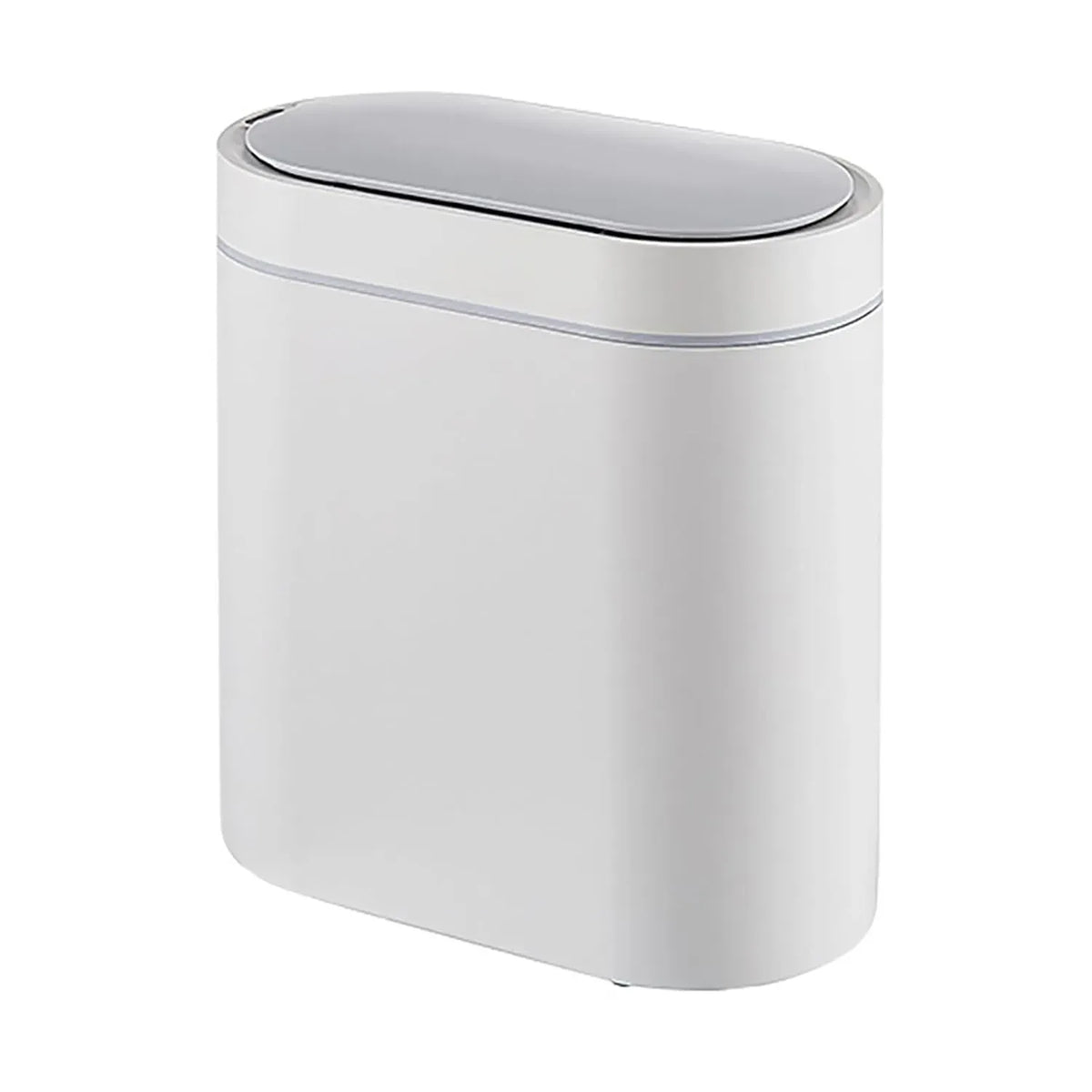 CARLA HOME 7L Automatic Trash Bin with Lid, Motion Sensor Garbage Can White