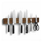 CARLA HOME Magnetic Knife Holder Wall Mounted, Wood Strip, Brown (40cm)