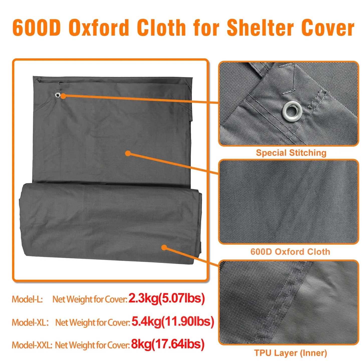 Heavy Duty Large Black Metal Walk-In Chicken Run Coop with Cover, 276x207x300cm
