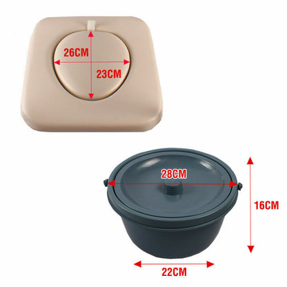 Aluminum Bedside Commode Chair 200kg Mobile Shower Toilet Wheelchair