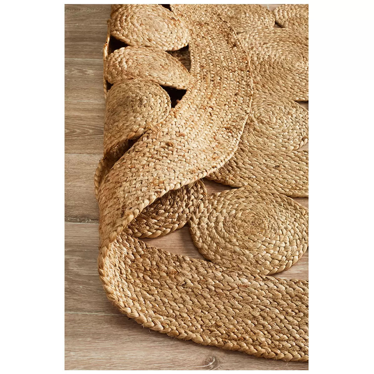 Atrium pilu natural rug 150 x 150cm