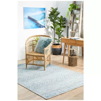 Blue Terrace Rug 400 x 300cm for Indoor and Outdoor Use