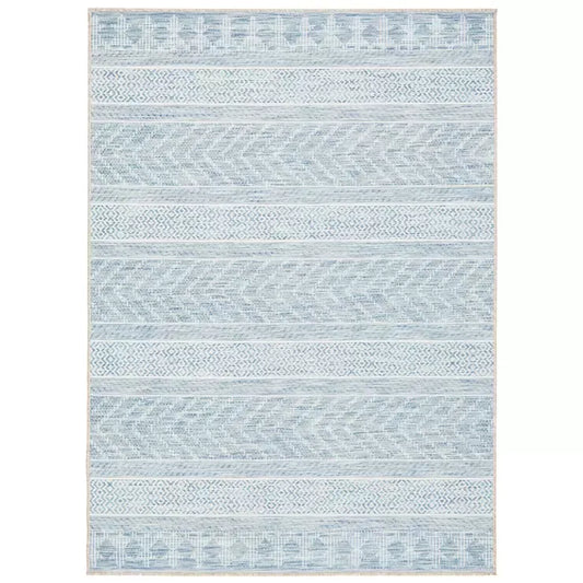 Blue Terrace 5505 Rug 230 x 160cm for Indoor and Outdoor Use