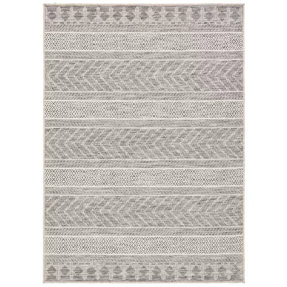 Grey Terrace Rug 230 x 160cm for Indoor and Outdoor Use