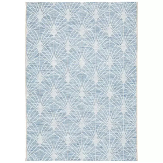 Blue Terrace 5502 Rug 230 x 160cm for Indoor and Outdoor Use