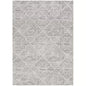 Oasis 457 Silver Rug 290x200cm - Bohemian Tribal Style, Easy to Clean Polypropylene