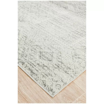 Mirage Silver Rug 400 x 300cm - Transitional Moroccan Style