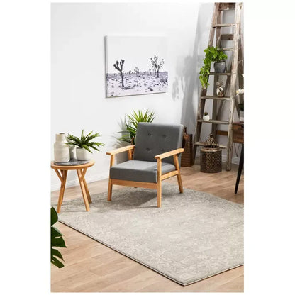 Evoke 252 Silver Indoor Rug 230 x 160cm - Soft Material for Home Use