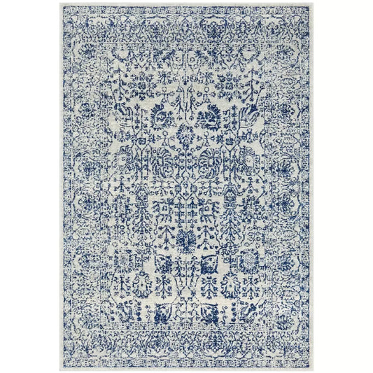 Evoke 256 Blue Indoor Rug 230 x 160cm - Soft, Non-Shedding Polypropylene