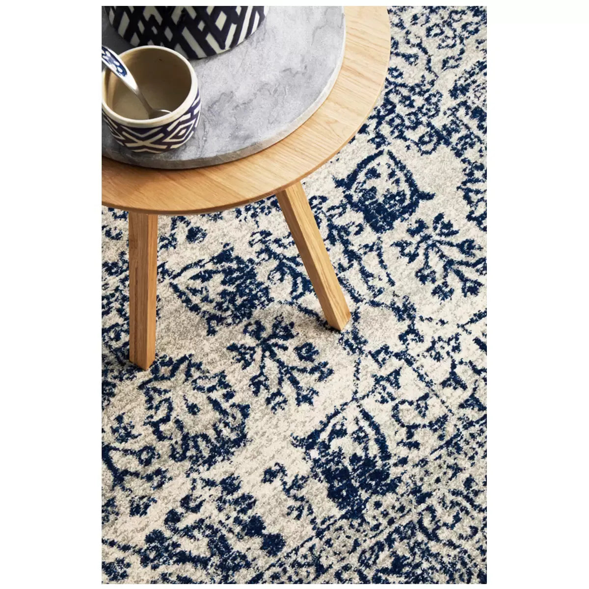Evoke 256 Blue Indoor Rug 230 x 160cm - Soft, Non-Shedding Polypropylene