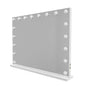 Beauty Mirror with 18 LED Bulbs, Colour Settings, White Frame,  and USB A and C Ports