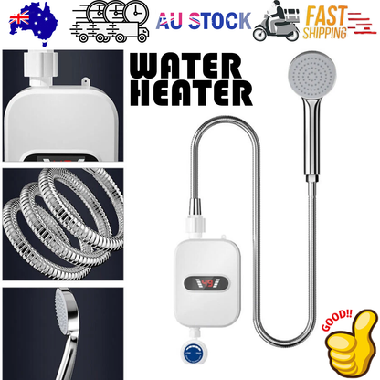 Mini Electric Instant Tankless Hot Water Heater Under Sink Shower Water System