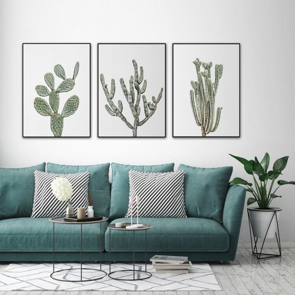 Wall Art 80cmx120cm Desert 3 Sets Black Frame Canvas