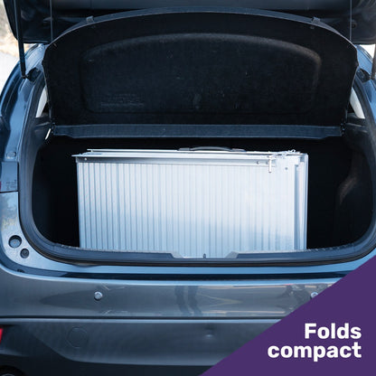 EQUIPMED 152cm Portable Folding Aluminium Access Ramp, 272kg Rated, for Wheelchair, Mobility Scooter, Rollator