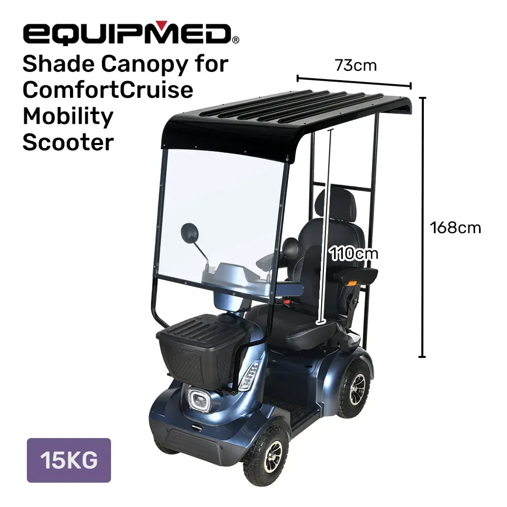 EQUIPMED Shade Canopy for ComfortCruise Mobility Scooter